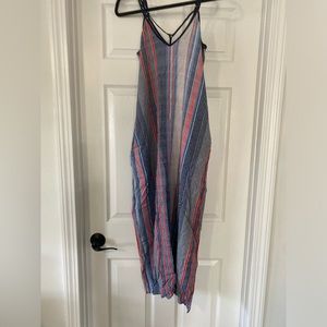 Red White & Blue Maxi Dress